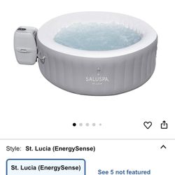 Bestway SaluSpa St.Lucia EnergySense AirJet Inflatable Hot Tub Spa 67" x 26"
