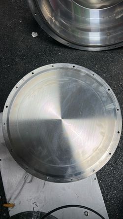 Round Stainless steel Flanged Cover Plate