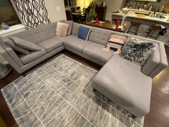 Sectional Fabric Sofa