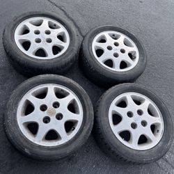 4 — 195/55r15 4x4.5 4x114.3 Stock Nissan Sentra Honda Accord Wheels Rims Tires!!