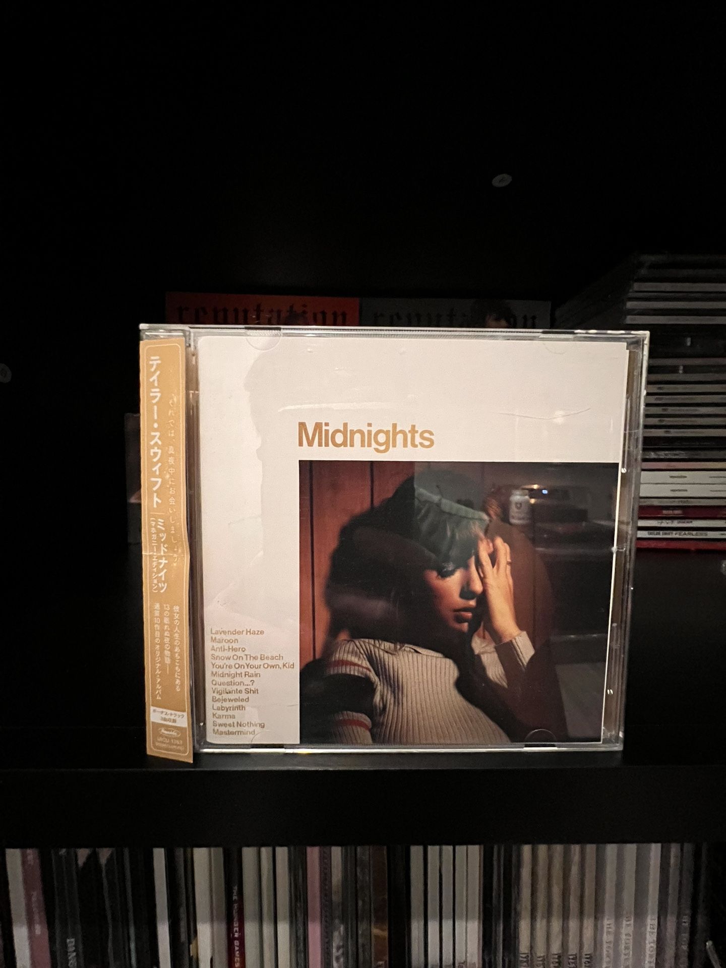 Taylor swift midnights Japanese CD