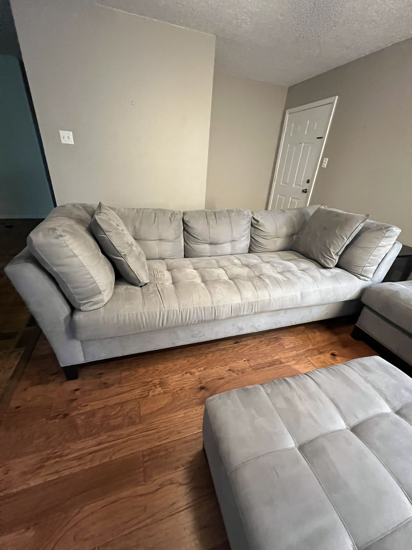 Nice Sofa And Ottoman (Must Go)!!!
