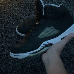 Jordan 5s Black And White Size 8 Men’s 
