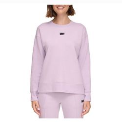 DKNY Ladies Fleece Crew Neck Sweatshirts 