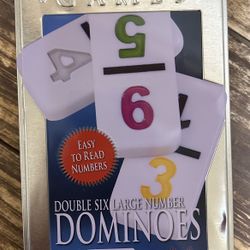 Dominoes Double Six Large Number 