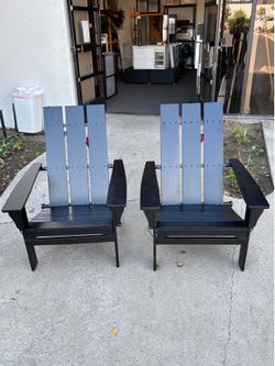 Set of 2  New Acacia Wood Foldable Outdoor Patio Wooden Adirondack Chair Armchair
