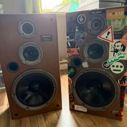 Vintage Technics SB-CR77 Speakers