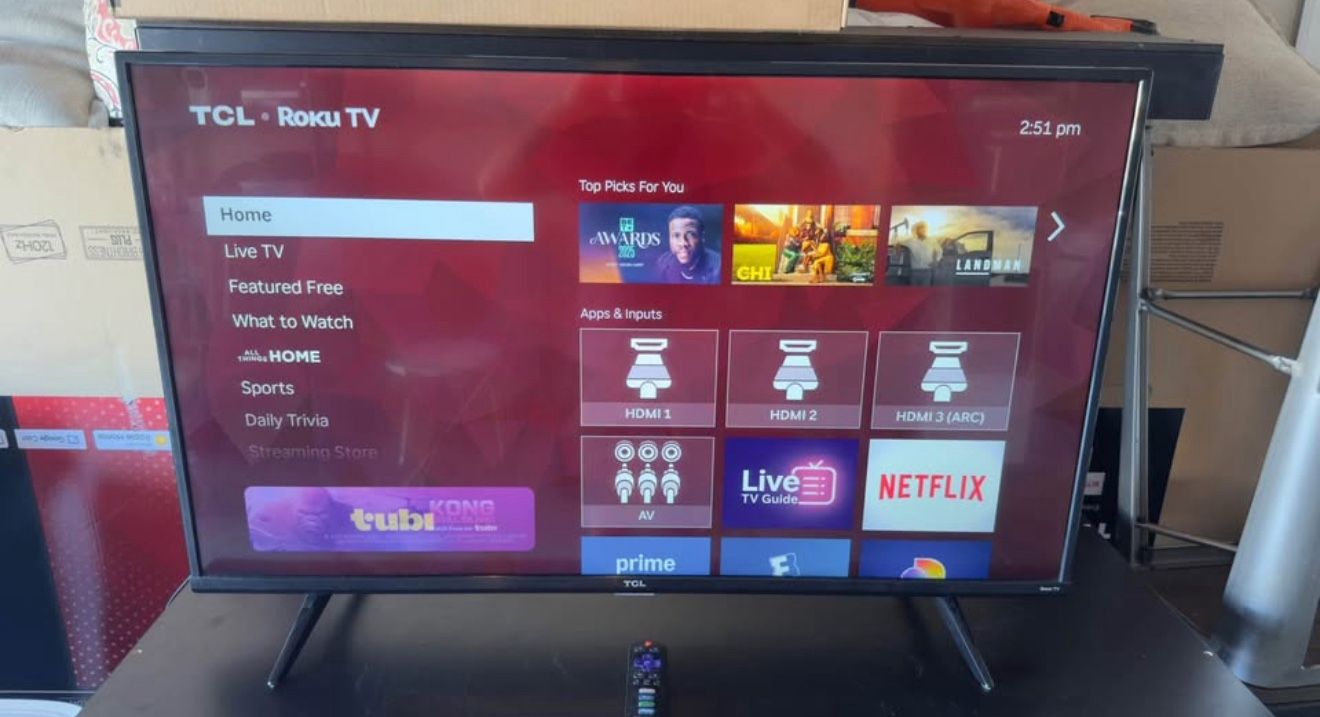 TV TCL ROKU 43” Smart 4K