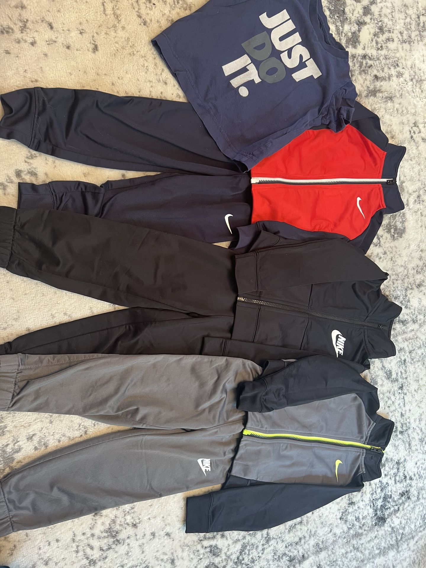 Toddler Boy Nike Block Tricot Jacket & Pants Set 3T (3 Pairs And A Shirt)