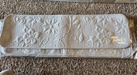 BIASIORY Non-Slip Stair Treads Set of 5 – Floral Design – New