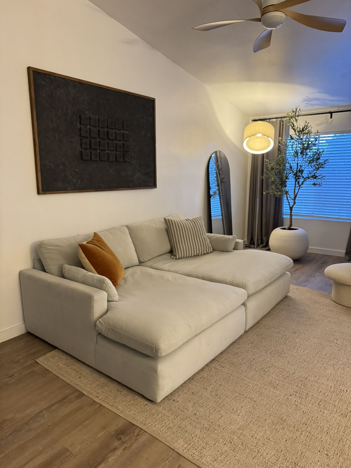 Cloud Double Chaise Sofa ( Delivery Available ) 