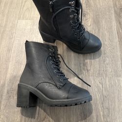 Women’s black Boots Size 8.5 Heeled