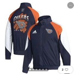 Adidas NHL ~ Edmonton Oilers Mens Jacket $85 | Size: M