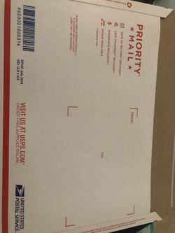 Priority mail envelopes