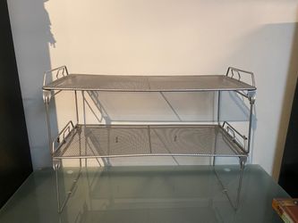 Versatile Stackable Metal Shelf