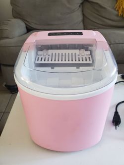 Pink Hailang IM-12E Portable Countertop Ice Maker
