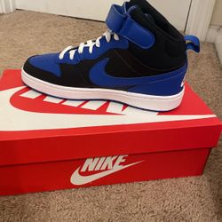 Nike Court Borough Mid 2 GS ‘Black Game Royal’ Size 7