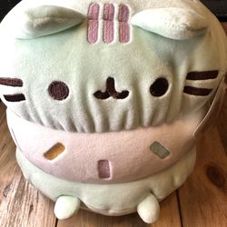 Pusheen The Cat Mint Green 9" Ice Cream Sandwich Sprinkles Plush Gund With Tags