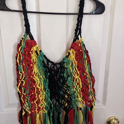Colorful Women’s Macramé Vest