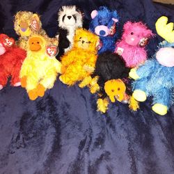 Bundle Of Beanie Babies "Punkies"