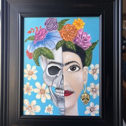 Frida Kahlo Acrylic painting 11x14