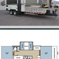 Off-road Pop Up Camp Trailer With Utility Deck