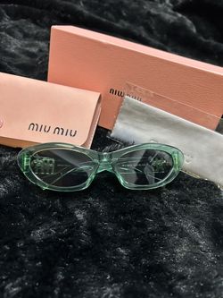 Miu Miu Turquoise Sunglasses