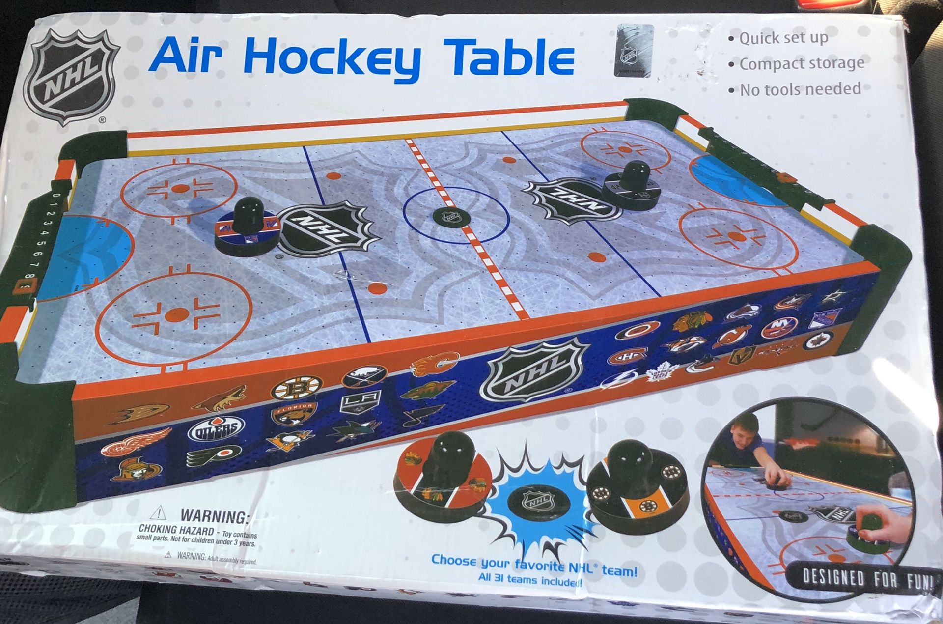 NHL Air hockey table