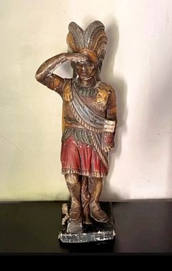 1950’s Alfco Cigar Store Indian Chief 24” Foam Display