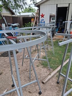 ROUND HEAVY DUTY CLOTHES RACKS