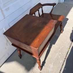 Rare Vintage Westinghouse Kiddie Phono Desk / Bench Cabinet