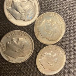 One Dime 1960s  For Collection 