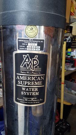 Water Softener System Working Used