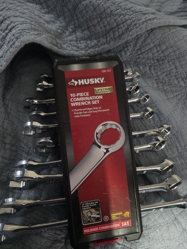 Husky - SAE Combination Wrench Set 