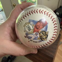 Mark McGwire 1998 Signed Ball  