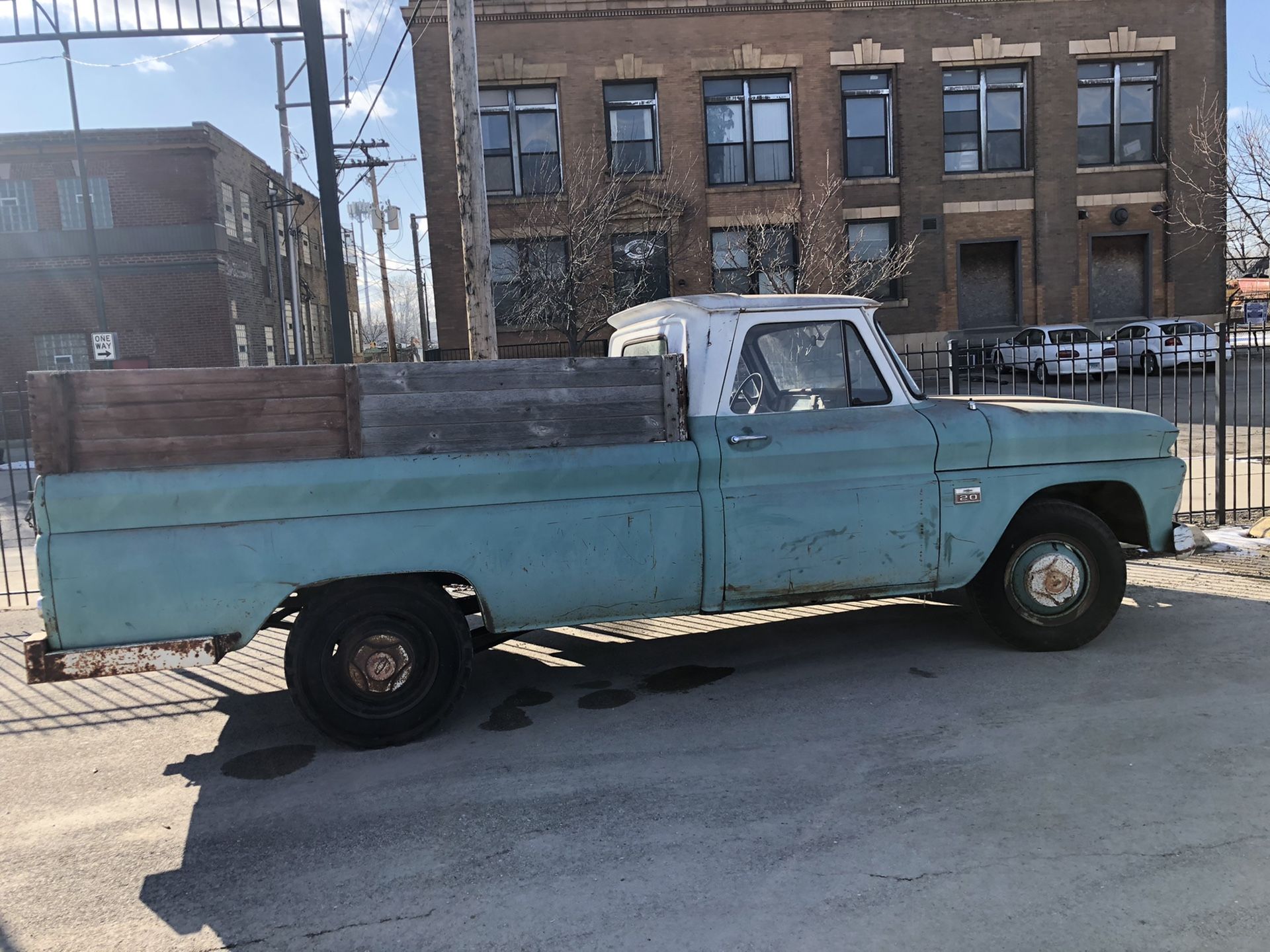 55 Chevy pick up7736569360