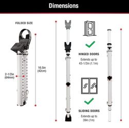 Master Lock Door Security Bar