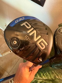 Ping G30 10* Driver S Flex Ping Graphite, Ping G30 Fairway Wood 3 Wood 3W 14.5°. Ping G 5/19 wood