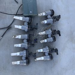 Orbit Sprinkler control Station With 5 RainBird Valves. 