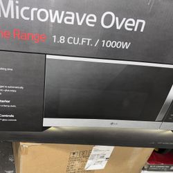 LG over The Range Microwave Over 1.8