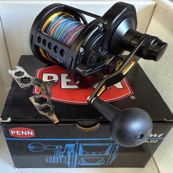 1st Gen Penn Fathom 60LD2 “Two~Speed” Conventional Saltwater Fishing Reel (Right Hand)