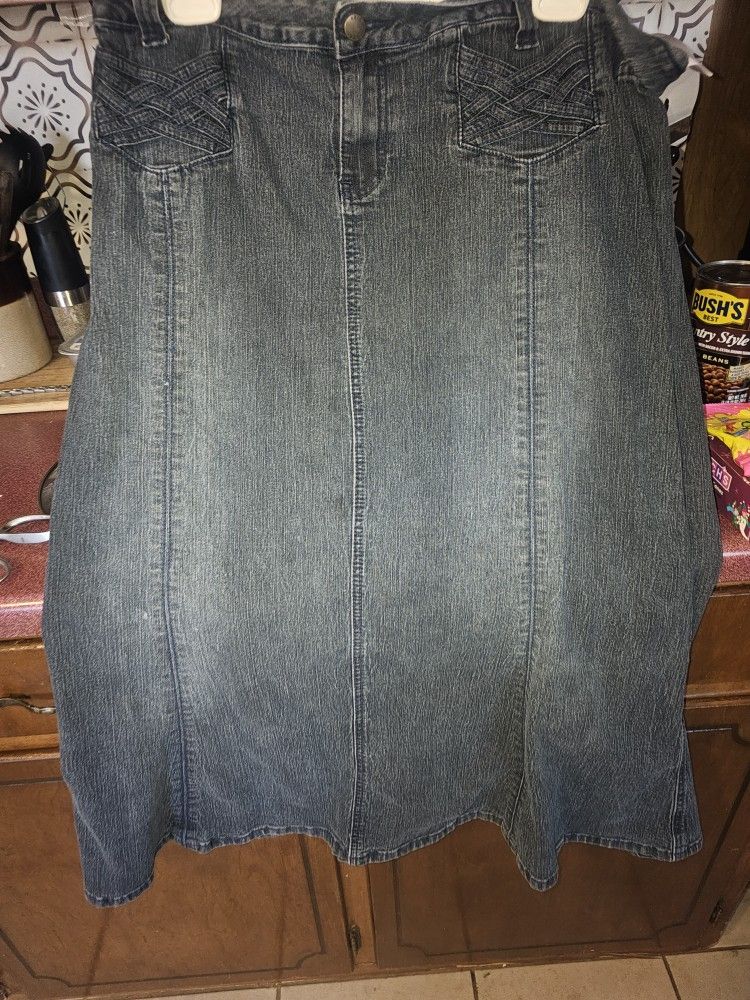 Blue Jean Skirt