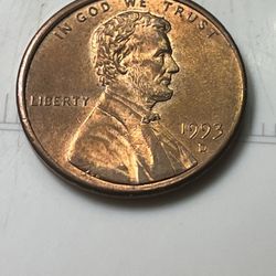 1993 D Error Penny