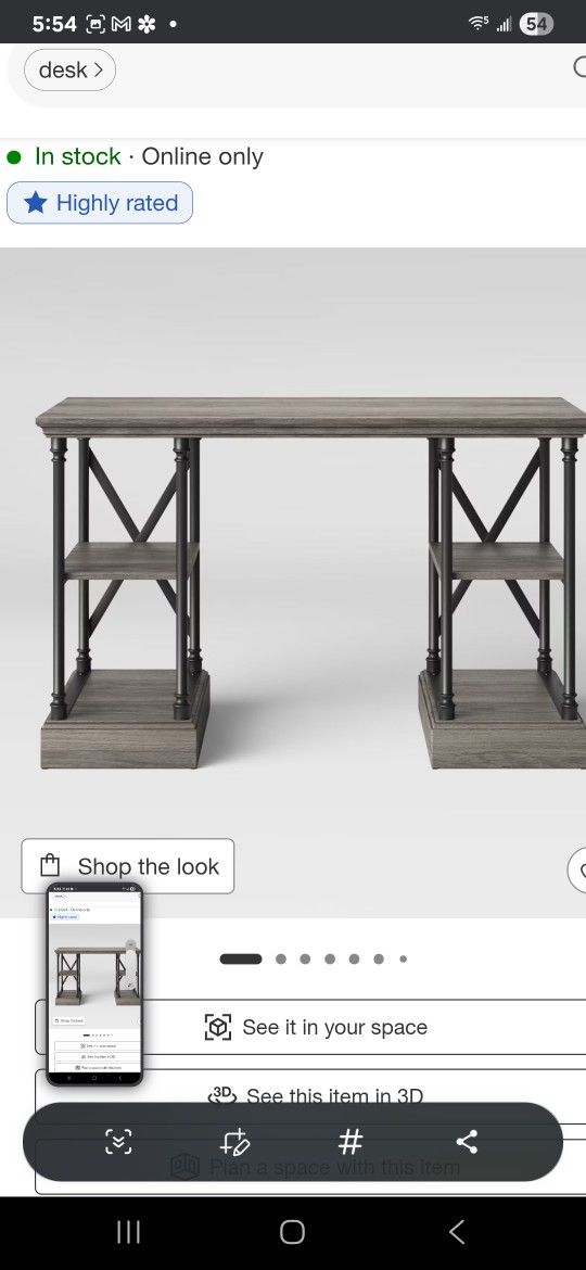 Target Thresholds Conway Writing Desk