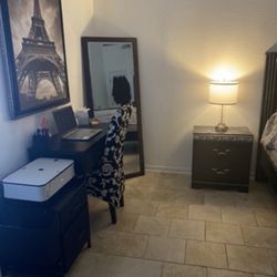 Dresser With Mirror, Chest And 2 Night Stands 