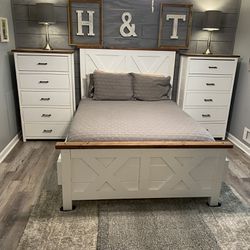 Solid Wood Bed Bedroom Furniture 