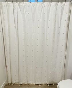 Cute Neutral Shower Curtain