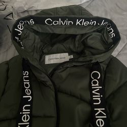 Women’s Calvin Klein Bomber Coat With Hood 