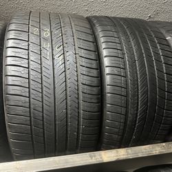 PAIR OF TIRE 285 40 19 MICHELIN 85% LIFE