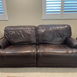 Leather Couch And Loveseat